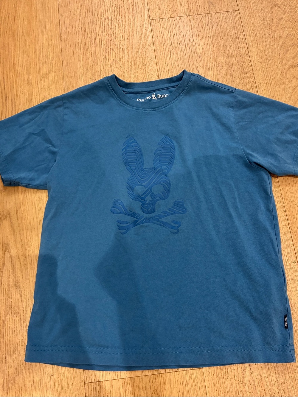 Psycho Bunny Boys Teal Blue Short Sleeve Logo Tee